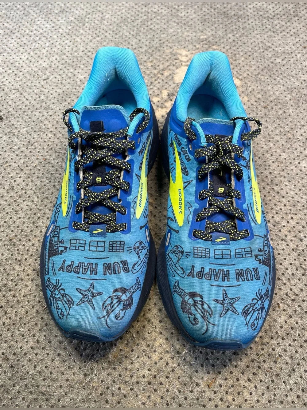 Brooks Launch 9 Boston Blue Running Shoes Size 8.5 Women’s